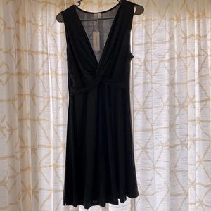 Francesca’s black dress